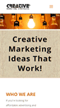 Mobile Screenshot of creativemarketingstrategies.com